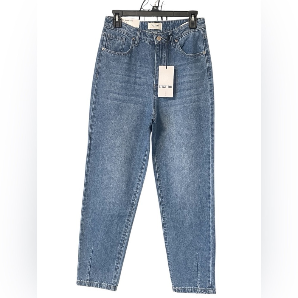 C'EST TOI Black Label Women’s High Rise Slouch Jeans